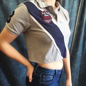 🌸Ralph Lauren Cropped Polo Tee🌸